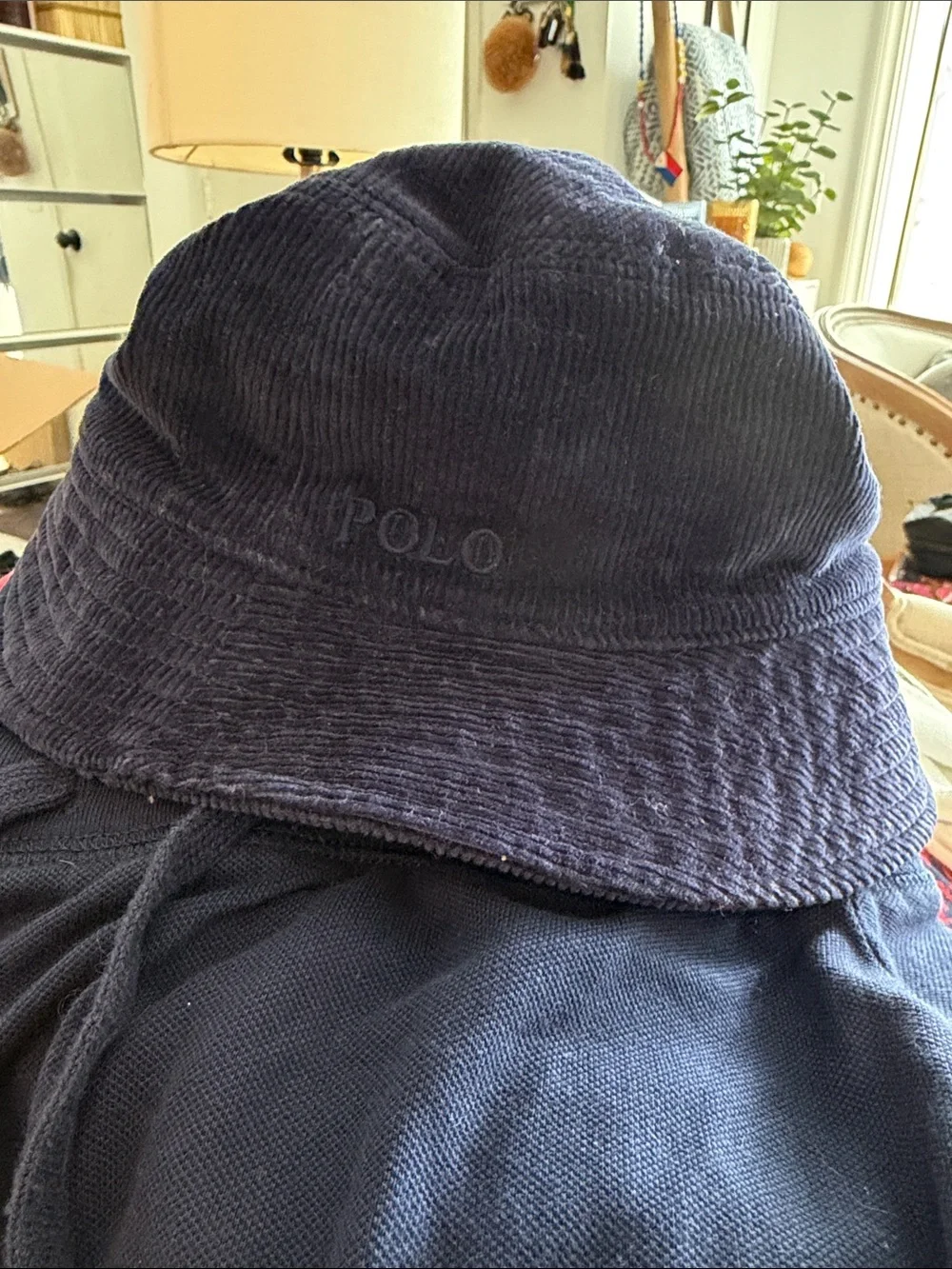 Polo Ralph Lauren Navy Corduroy Bucket Hat